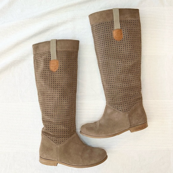 Suede Leather Riding Boots - Picture 9 of 15